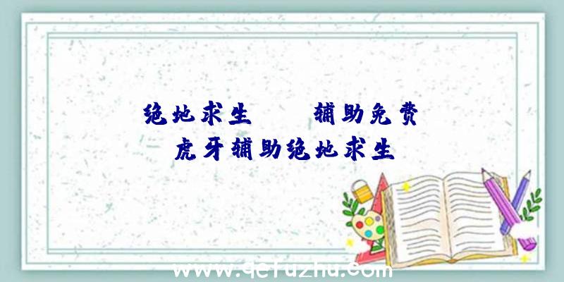 「绝地求生LITE辅助免费」|虎牙辅助绝地求生